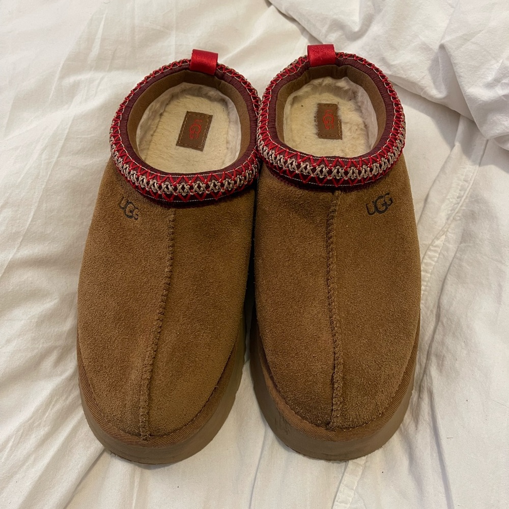 Ugg Taz Suede Platform Slipper